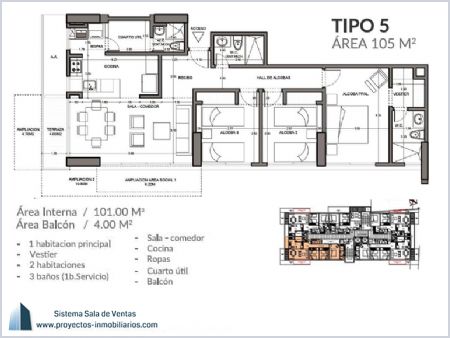Imagen de Apartamento Tipo 5 - Opera Tower 