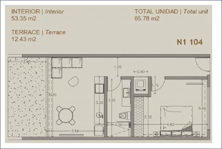 Imagen de Departamento Tipo 04 - CARPE DIEM