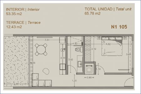 Imagen de Departamento Tipo 05 - CARPE DIEM