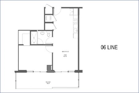 Imagen de Linea 6: Tipo A3 - 1 alcoba - 72 Park