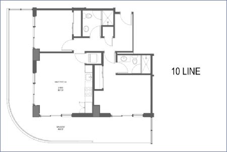 Imagen de Linea 9: Tipo C2 - 2 alcobas - 72 Park