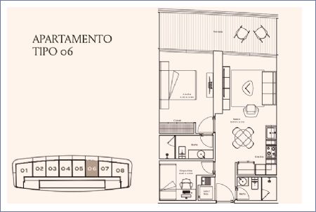 Imagen de Apartamento Tipo 06 Piso 11 y 12 - Belong