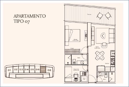 Imagen de Apartamento Tipo 07 Piso 11 y 12 - Belong