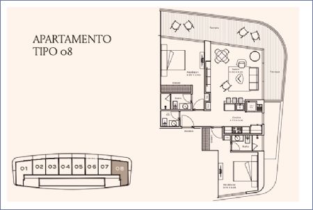Imagen de Apartamento Tipo 08 Piso 11 y 12 - Belong