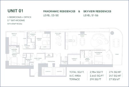 Imagen de Apartamento Tipo 01 - Aria Reserve
