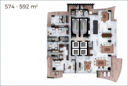 Render de Planta General - Allure Imagen de Planta General - Allure