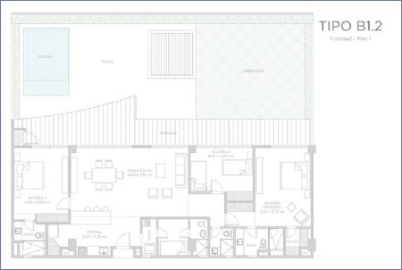 Imagen de Apartamento Tipo B1.2 - Morros ZOE