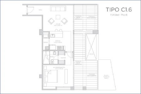 Imagen de Apartamento Tipo C1.6 - Morros ZOE