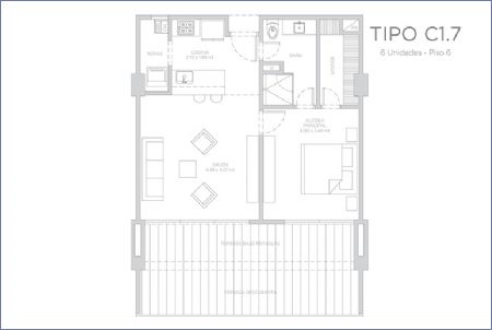 Imagen de Apartamento Tipo C1.7 - Morros ZOE