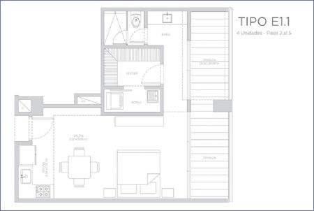Imagen de Apartamento Tipo E1.1 - Morros ZOE