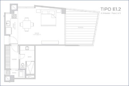 Imagen de Apartamento Tipo E1.2 - Morros ZOE