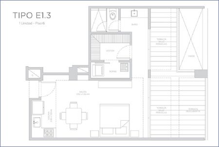 Imagen de Apartamento Tipo E1.3 - Morros ZOE