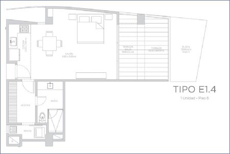 Imagen de Apartamento Tipo E1.4 - Morros ZOE