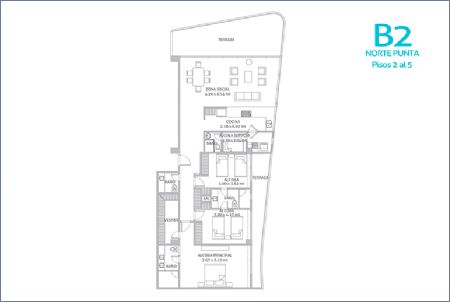 Imagen de Apartamento Tipo B2 Norte Punta - Morros IO