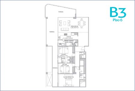 Imagen de Apartamento Tipo B3 - Morros IO