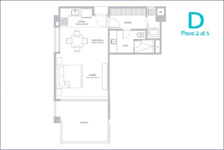 Imagen de Apartamento Tipo D - Morros IO