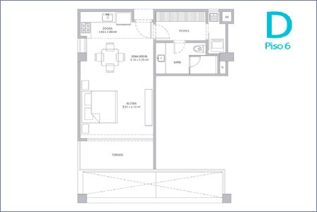 Imagen de Apartamento Tipo D2 - Morros IO