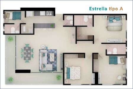 Imagen de Apartamento Tipo A - MIZAR