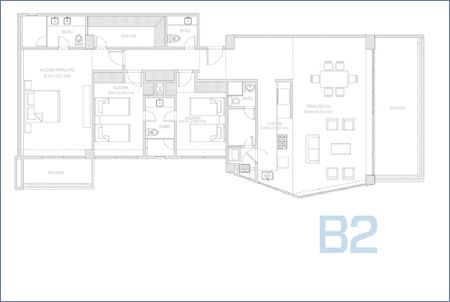 Imagen de Planta Apartamento Tipo B2 - Morros ECO