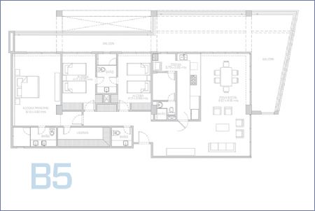 Imagen de Planta Apartamento Tipo B5 - Morros ECO