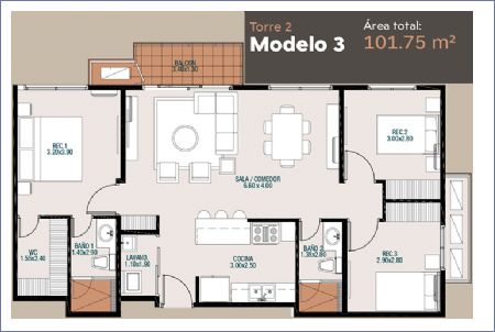 Imagen de Torre 2 Modelo 3 - Parterre