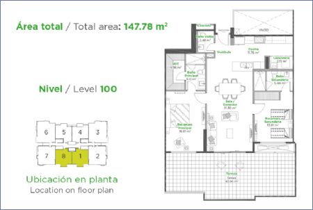 Render de Apartamentos Modelo 1 y 8 - Explora Imagen de Apartamentos Modelo 1 y 8 - Explora