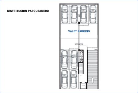 Imagen de Distribucion Parqueadero - Caribique