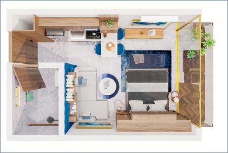 Imagen de Estudio-1-Tipo A - Ocean Breeze