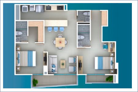 Imagen de Apartamento Tipo 03 Balcon Estandar - BULAN