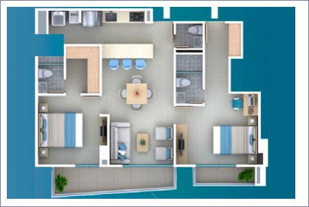 Imagen de Apartamento Tipo 03 Balcon Plus - BULAN