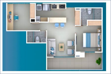 Imagen de Apartamento Tipo 05 Balcon Plus - BULAN