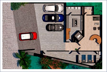 Render de Sotano - Mansions Shark Imagen de Sotano - Mansions Shark