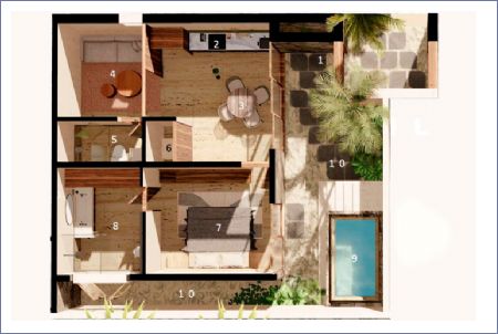 Imagen de Departamento A 12 - Bahía Tulum