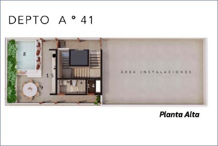 Imagen de Departamento A 41 Planta Alta - Bahía Tulum