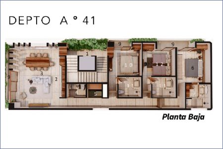 Imagen de Departamento A 41 Planta Baja - Bahía Tulum