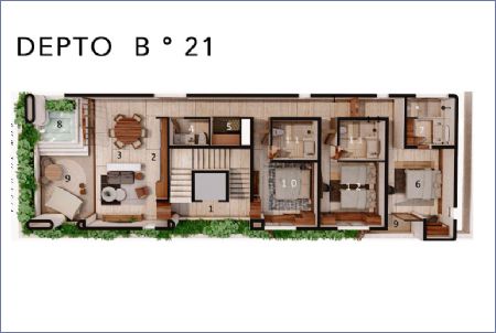 Imagen de Departamento B 21 - Bahía Tulum