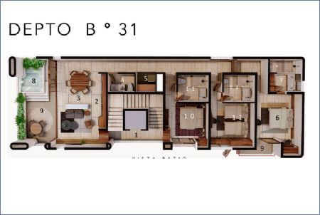 Imagen de Departamento B 31 - Bahía Tulum