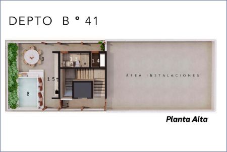 Imagen de Departamento B 41 Planta Alta - Bahía Tulum