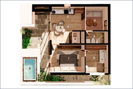 Imagen de Departamento C 11 - Bahía Tulum