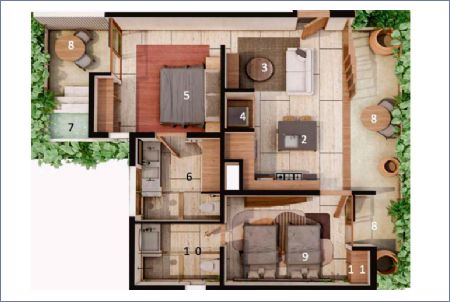 Imagen de Departamento C 31 - Bahía Tulum