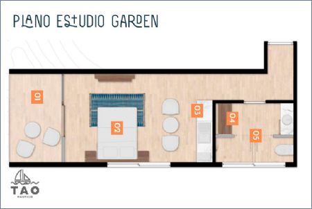 Imagen de Plano Estudio Garden - NAUTICO