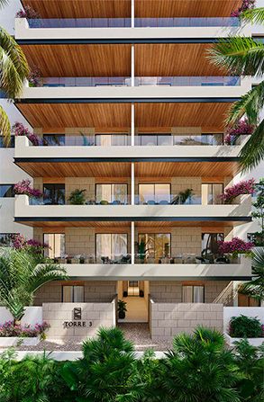 Desarrollos inmobiliarios sobre planos, en preventa, en construcción y terminados para la venta en Cancún - Cancún