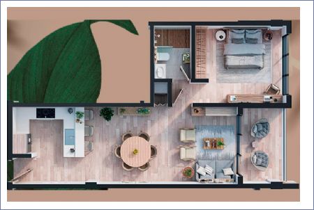 Imagen de Apartamento 1 Habitación - City Place