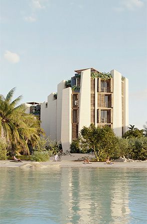 Desarrollos inmobiliarios sobre planos, en preventa, en construcción y terminados para la venta en Holbox - Holbox