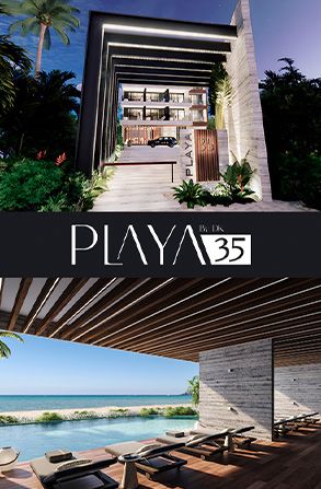 Desarrollos inmobiliarios sobre planos, en preventa, en construcción y terminados para la venta en Playa del Carmen - Playa del Carmen
