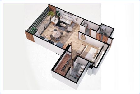 Imagen de Departamento tipo 1 - Harmony GDL