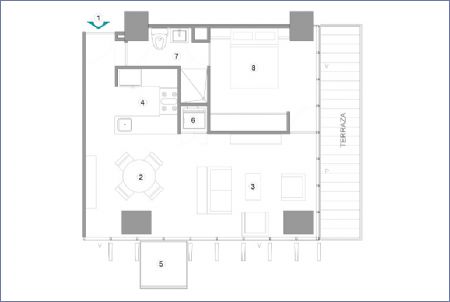 Imagen de PLANTA  DEPARTAMENTO  TIPO-2   - Blum