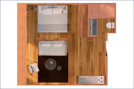 Render de Tipo A - Casa Tezontle Imagen de Tipo A - Casa Tezontle