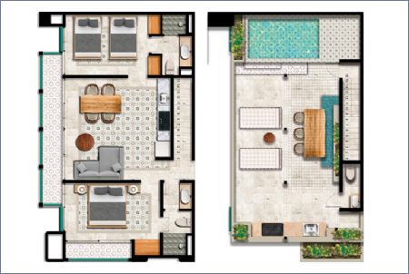 Imagen de The Penthouse y Rooftop - Pink Riad