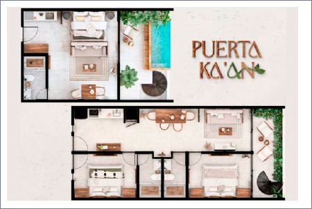 Imagen de Penthouse de 2 niveles de 3 recámaras, lock o - Puerta Kaan